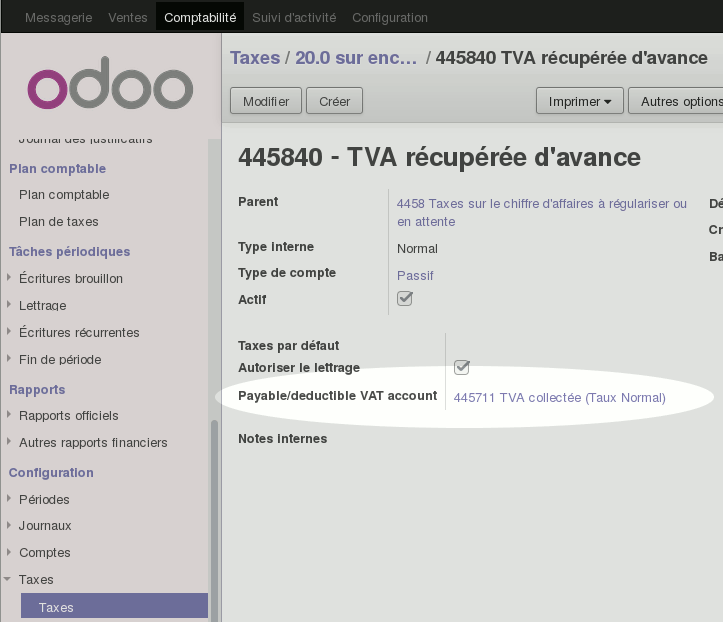 TVA sur encaissement dans Odoo : comment automatiser ?